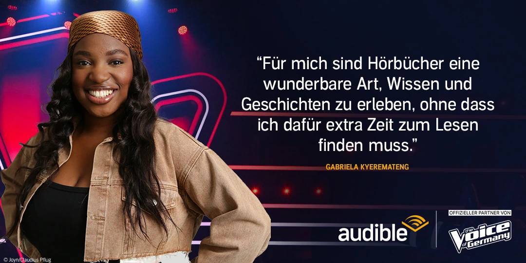  Diese Bücher hört „The Voice of Germany“ Talent Gabriela Kyeremateng