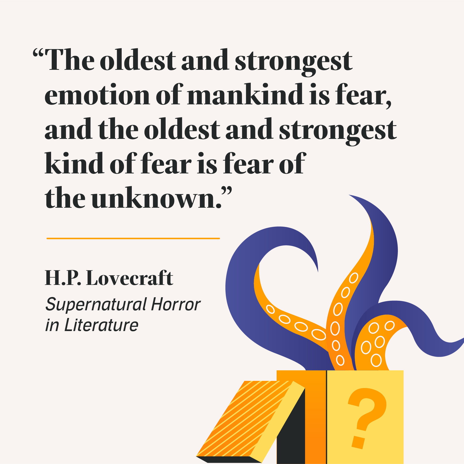 quotes about fear of the unknown