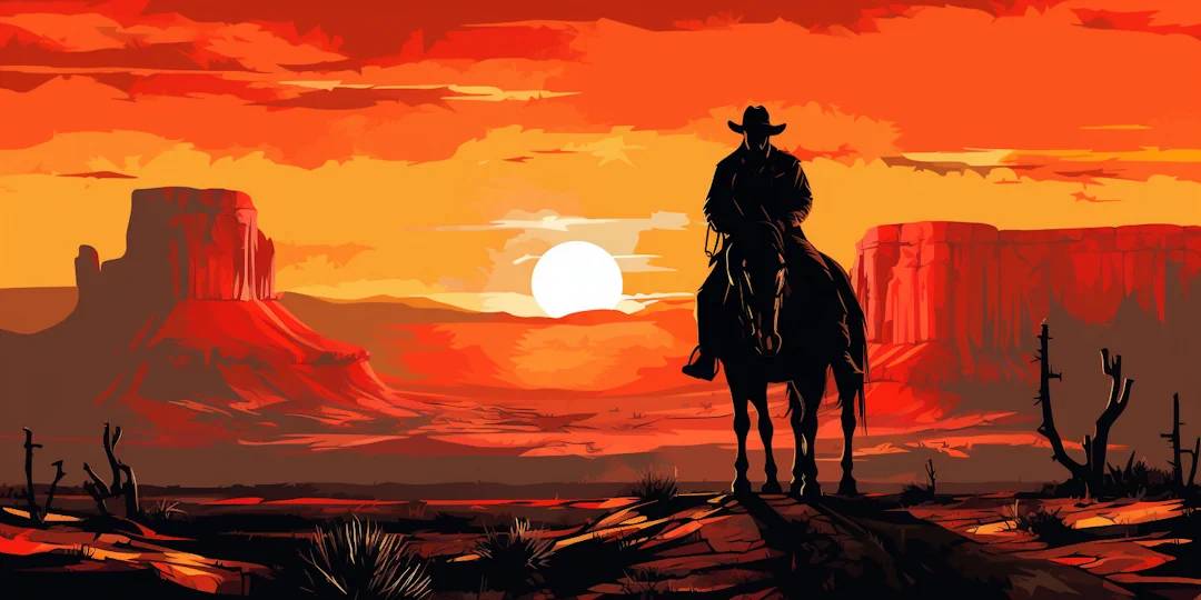 Cowboy-Liebesromane: Auf dem Pferd in den Sonnenuntergang