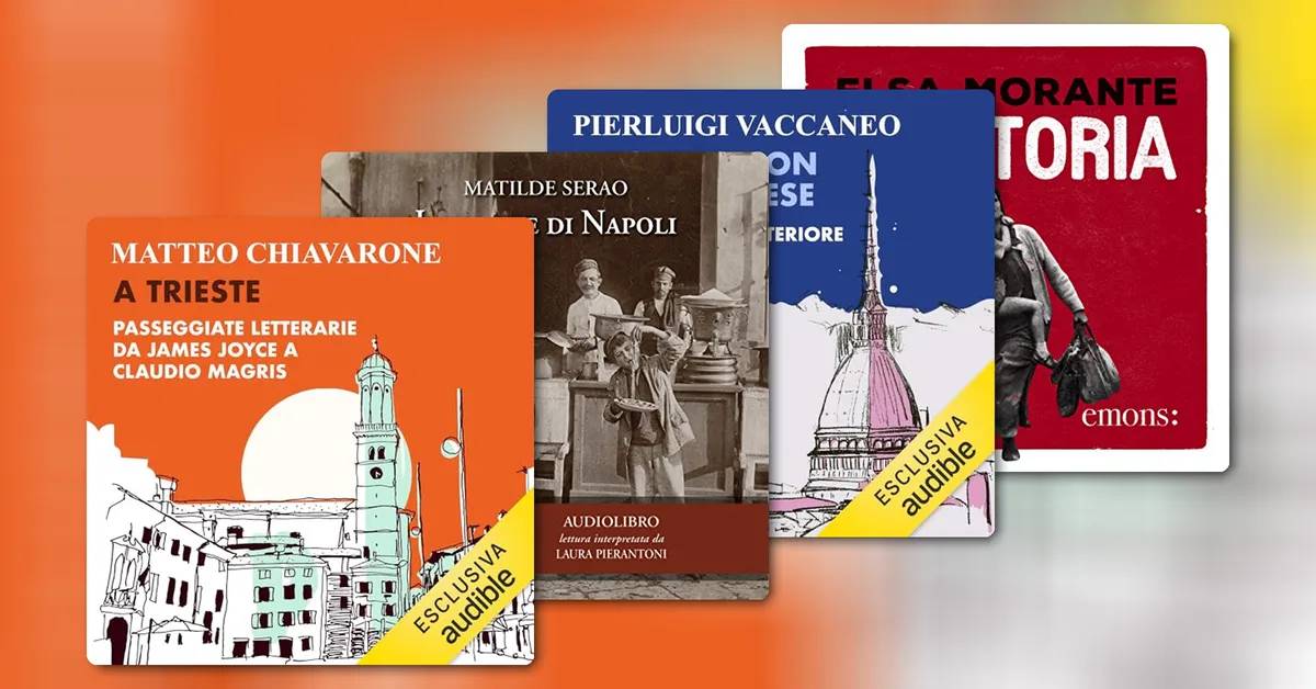Città letterarie italiane: audiolibri per un'estate di esplorazioni e flânerie