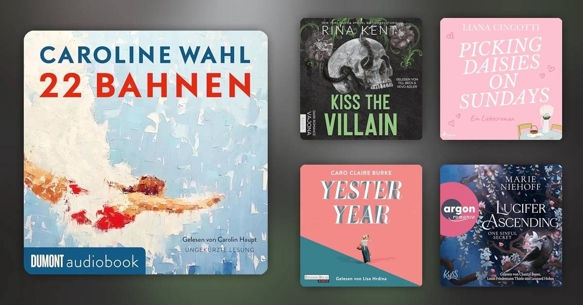 BookTok-Bestseller im Mai 2026, die du als Hörbuch bei Audible hören kannst