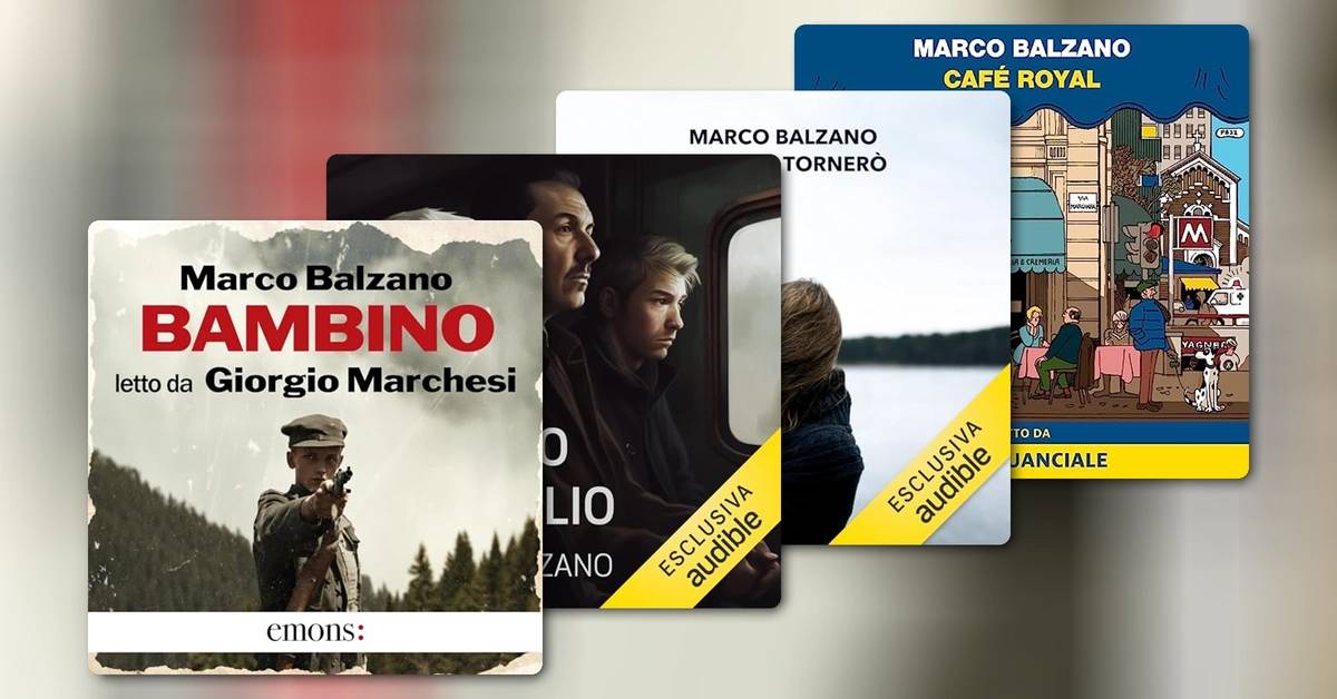 Tutti gli audiolibri di Marco Balzano su Audible