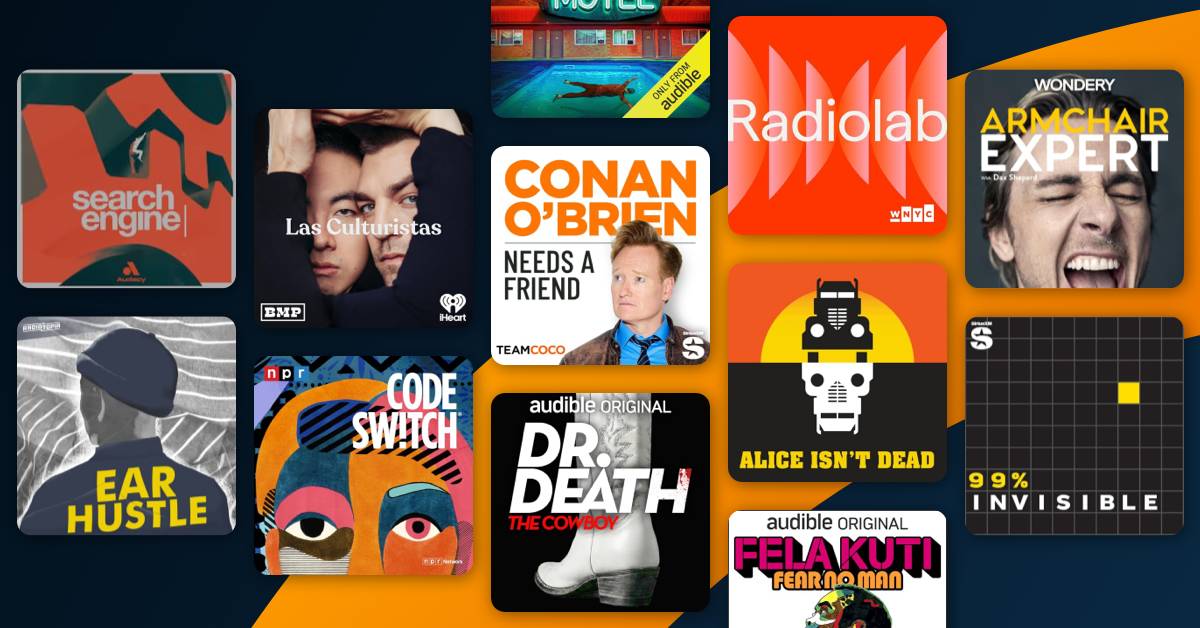 The top 100 podcasts to listen to on Audible