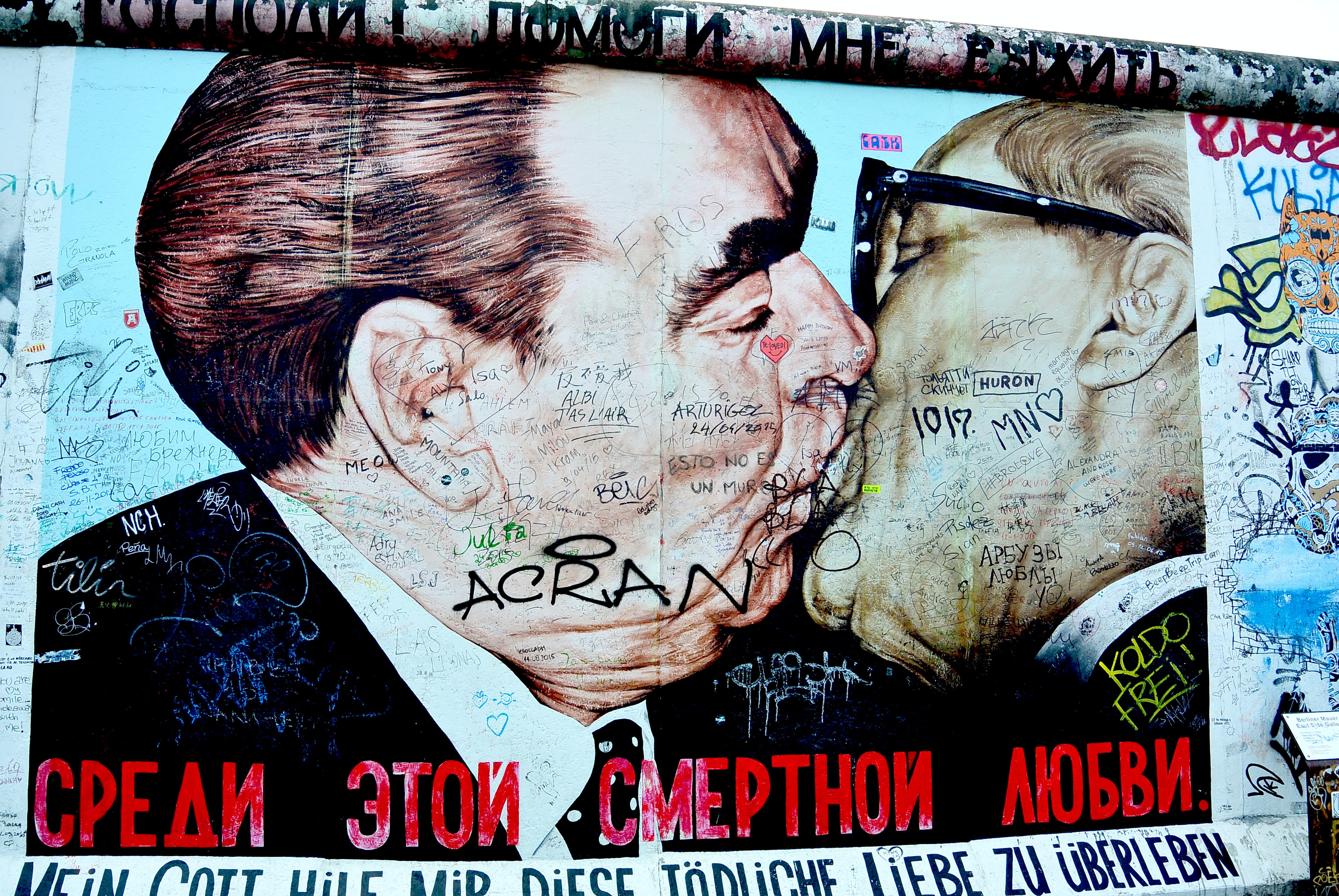 PostBlogIt murales muro di berlino