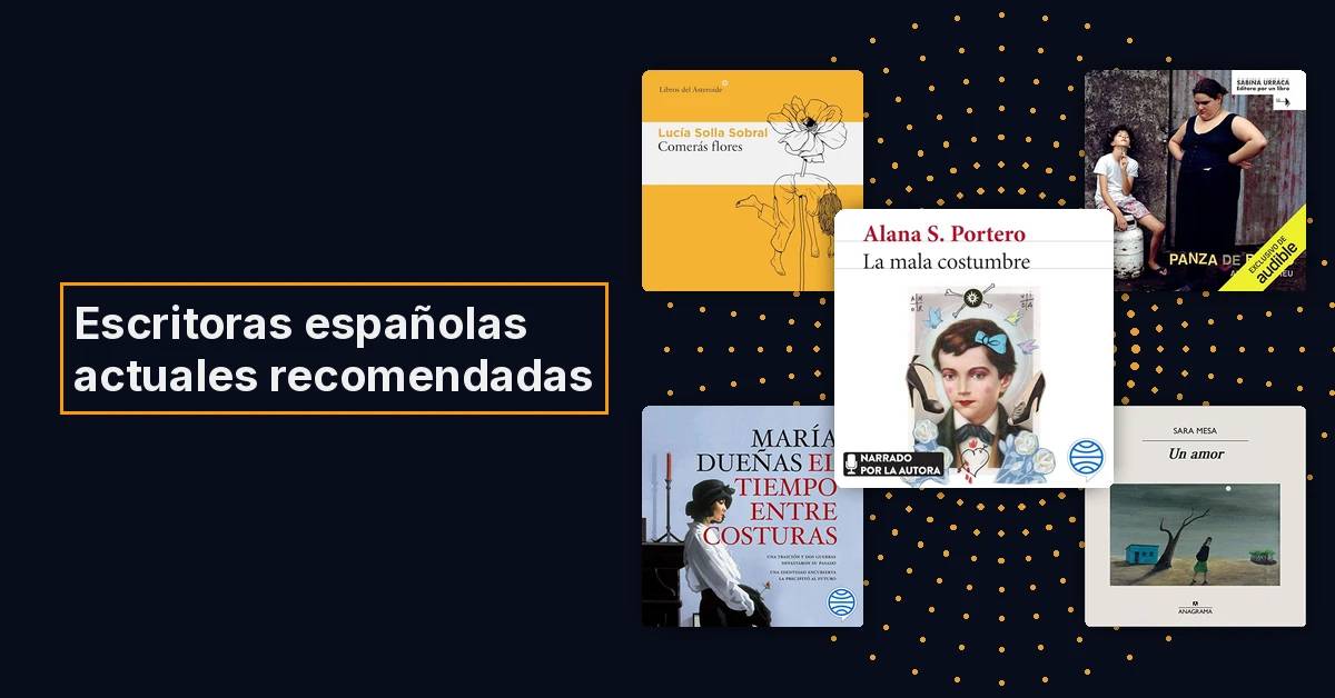 Escritoras españolas actuales que tienes que conocer