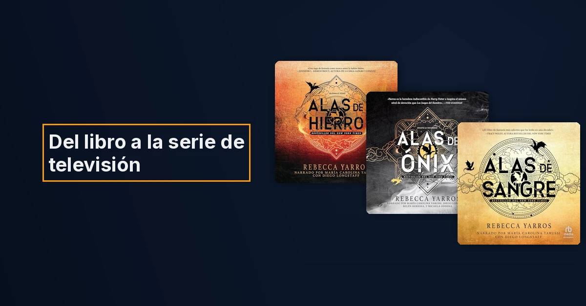 Fourth Wing de Rebecca Yarros: la saga que se convertirá en serie de televisión y los audiolibros imprescindibles en Audible 