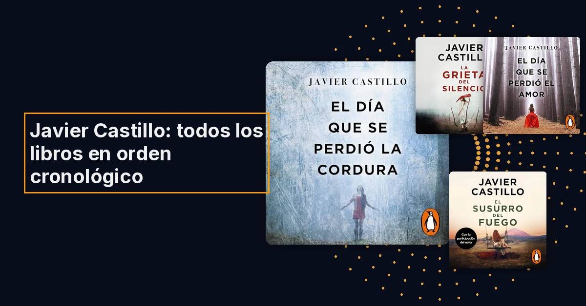 Los libros de Javier Castillo en orden cronológico que puedes escuchar en Audible