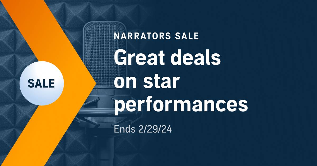 Meet the voices behind the Narrators Sale, happening now