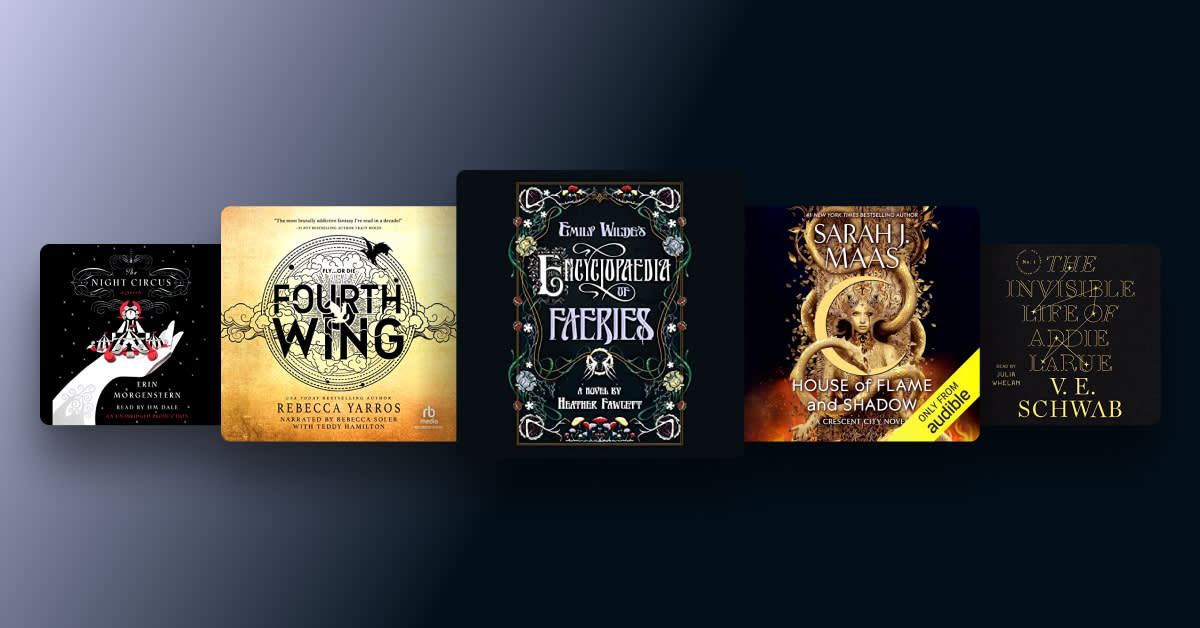 25 listens that navigate the enchanting realms of romantasy