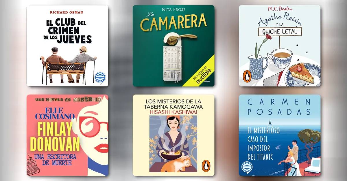 Cozy Crime: los mejores misterios ligeros para escuchar en Audible