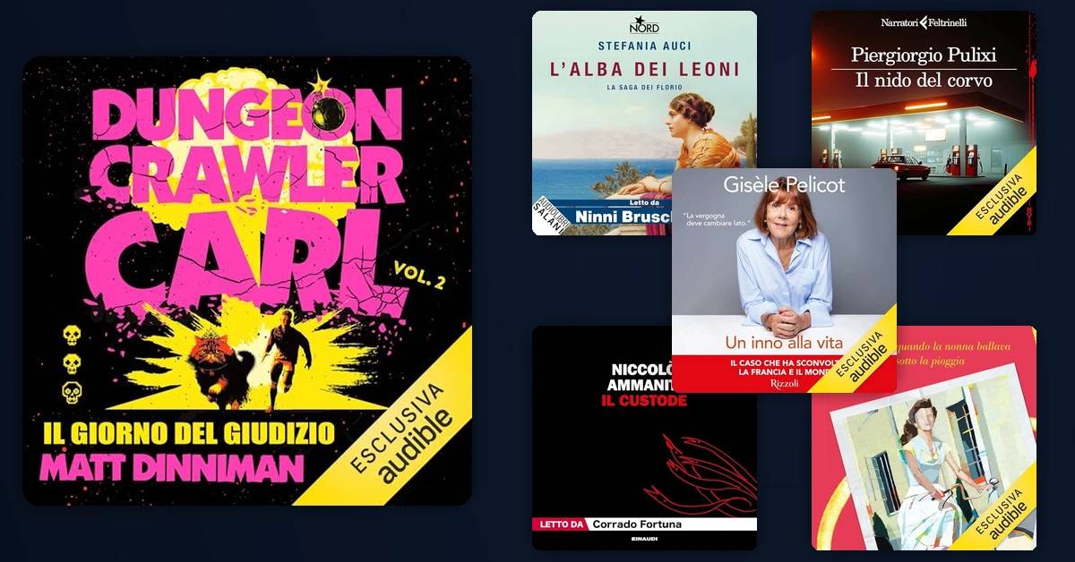 I migliori libri del 2026 da ascoltare su Audible