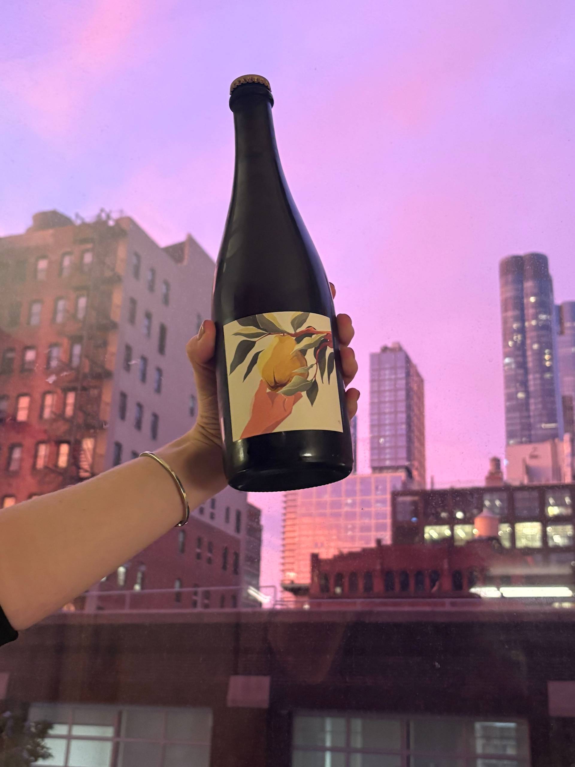 twilight wine photo