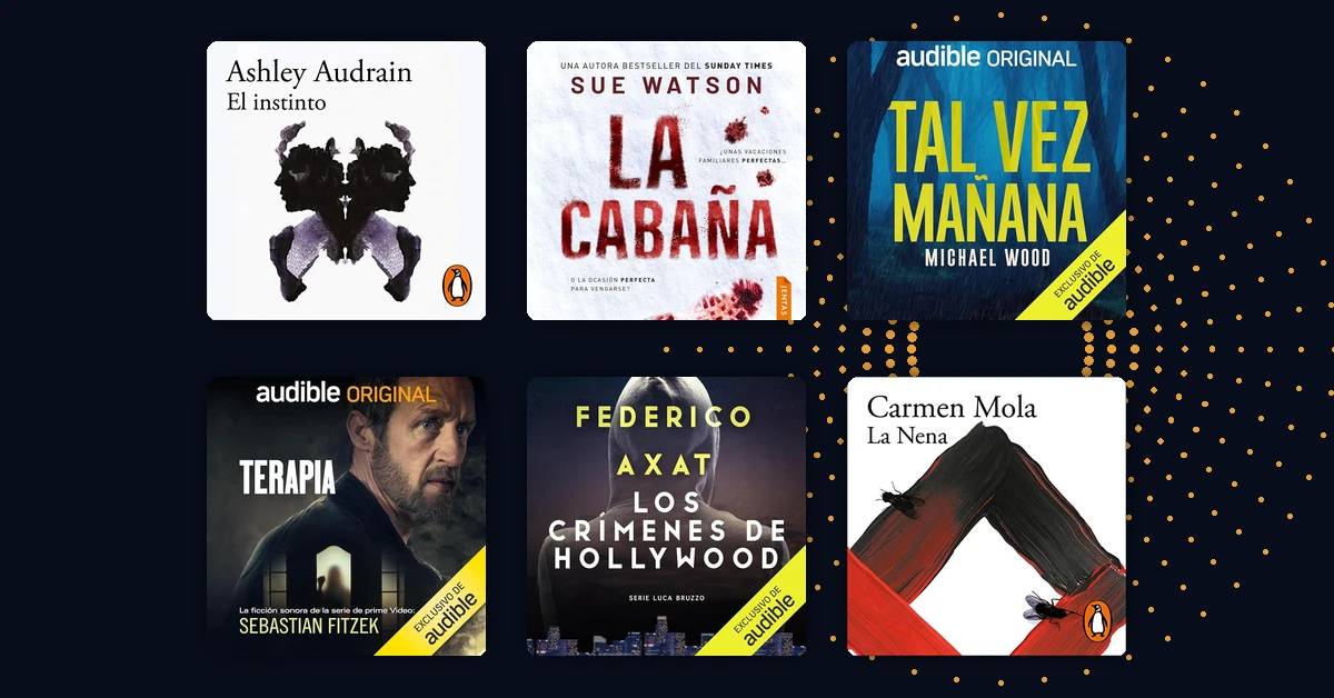 Los mejores thrillers psicológicos para escuchar en Audible