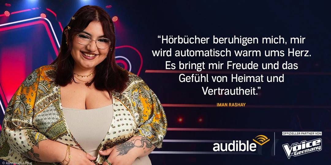 Diese Bücher hört „The Voice of Germany“ Talent Iman Rashay