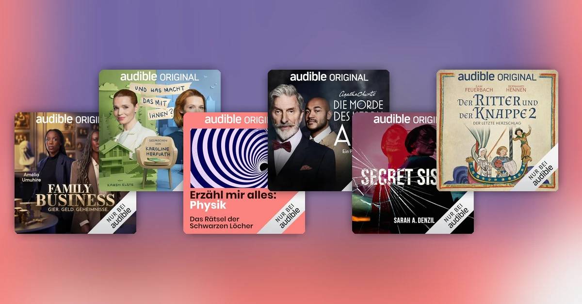 Vielstimmig, episch, exklusiv: Die besten Audible Originals 2026
