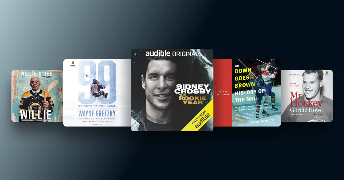 Wind up for a slapshot with these hockey podcasts and audiobooks