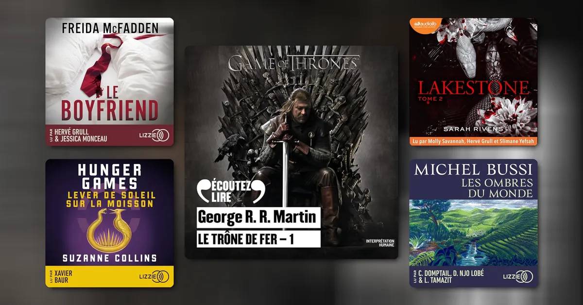 Les meilleurs livres 2025 sur Audible