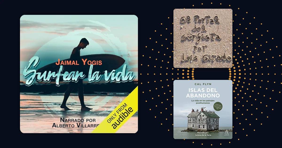 Historias de surf, océano y islas: audiolibros de aventura, libertad y superación
