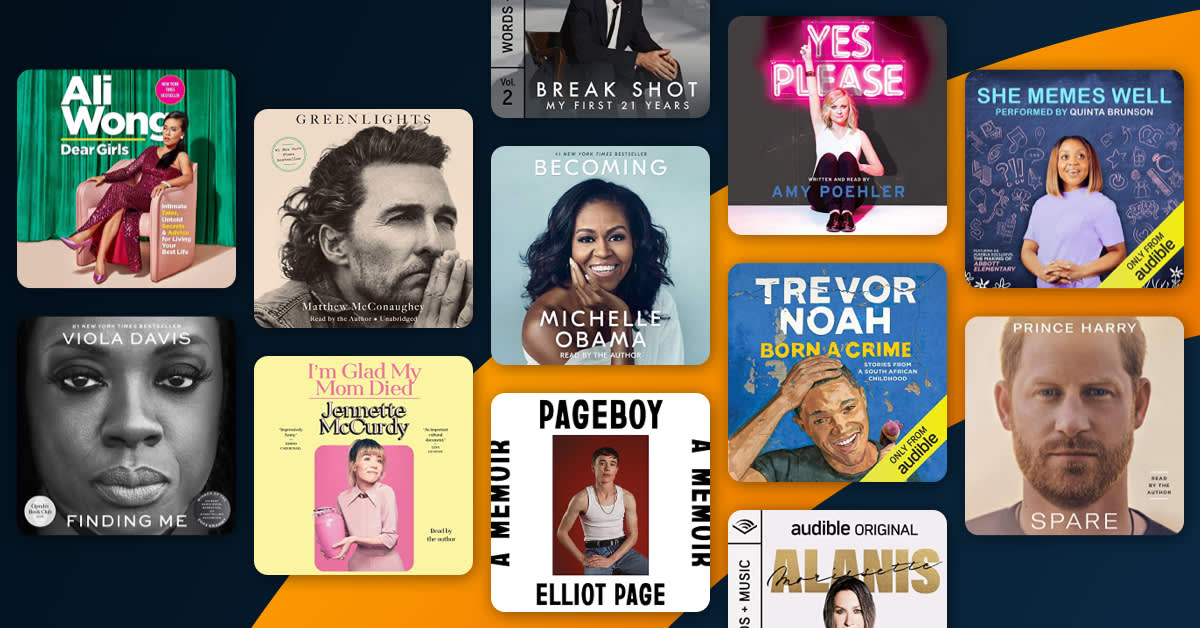 The top 100 celebrity memoir books of all time
