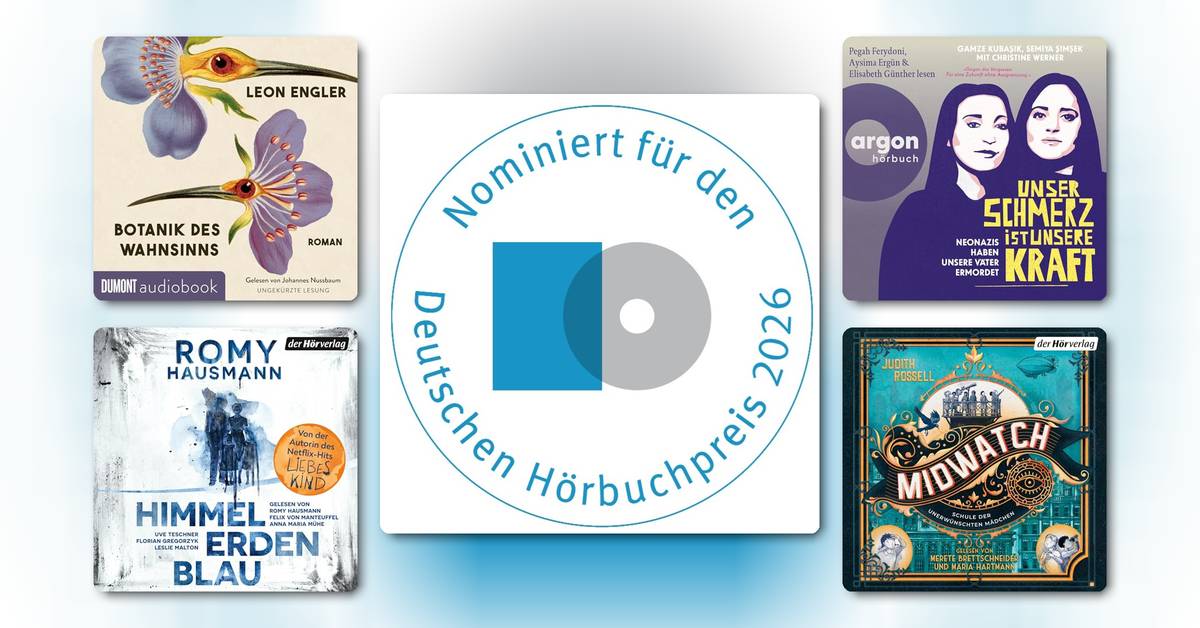 Deutscher Hörbuchpreis 2026: Die Shortlist, die Jury und die Fakten