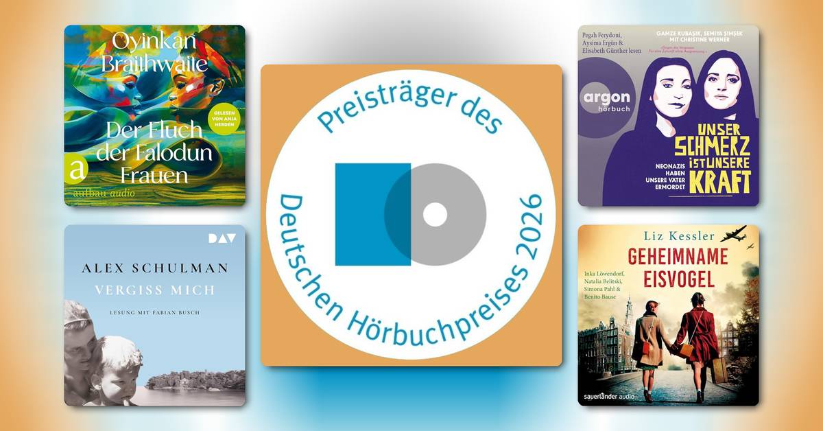 Deutscher Hörbuchpreis 2026: Erfahre, wer gewonnen hat