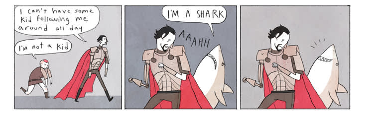 shark comic