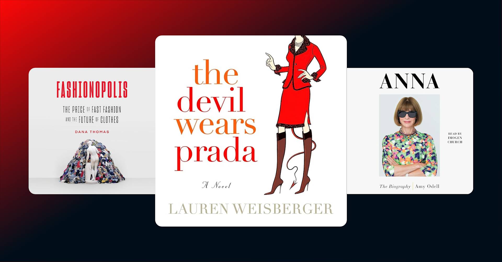 Fashion books? In audio? Groundbreaking.