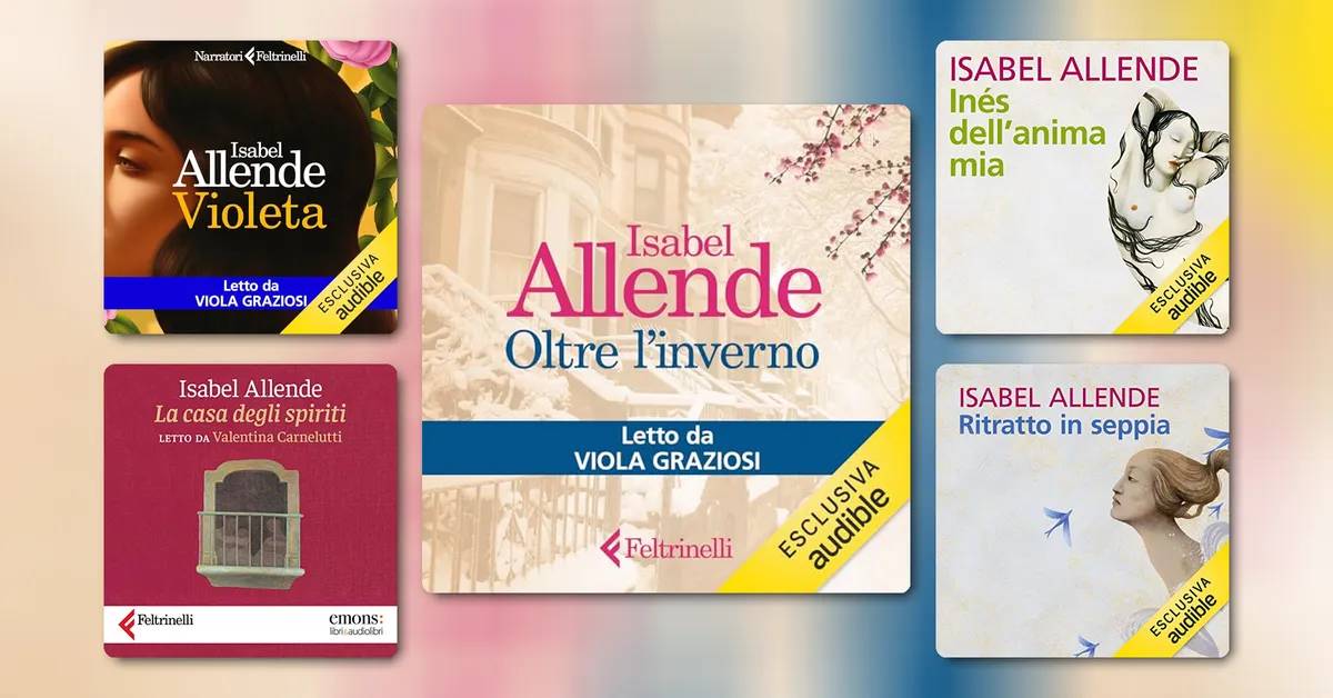 12 libri di Isabel Allende da ascoltare in audio