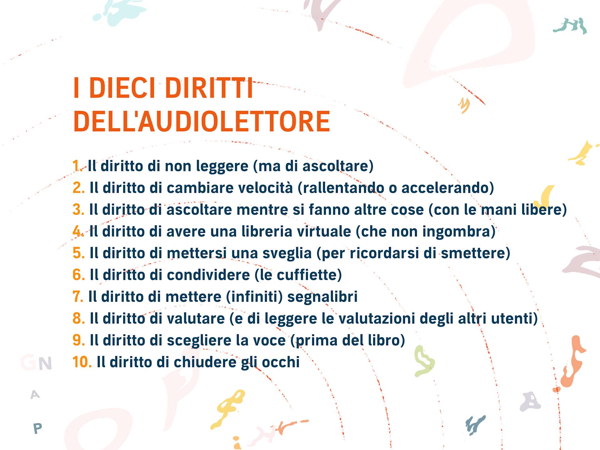 BlogIT Club del libro decalogo audiolettore