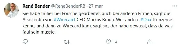 Rene Bender Tweet 27 Mar 2021