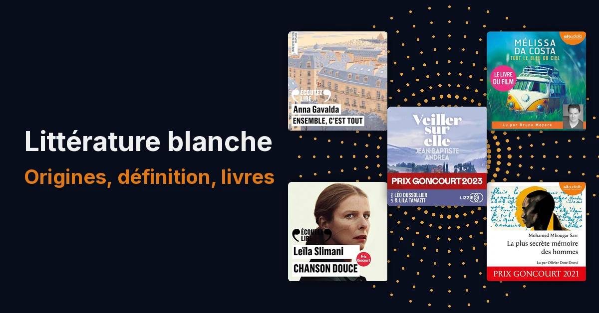 Littérature blanche : définition, origine et livres à écouter