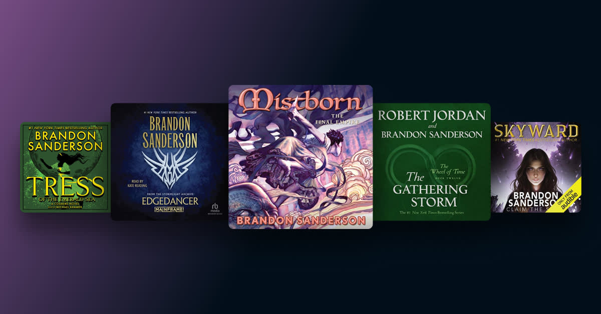 Image for Our guide to the best Brandon Sanderson audiobooks