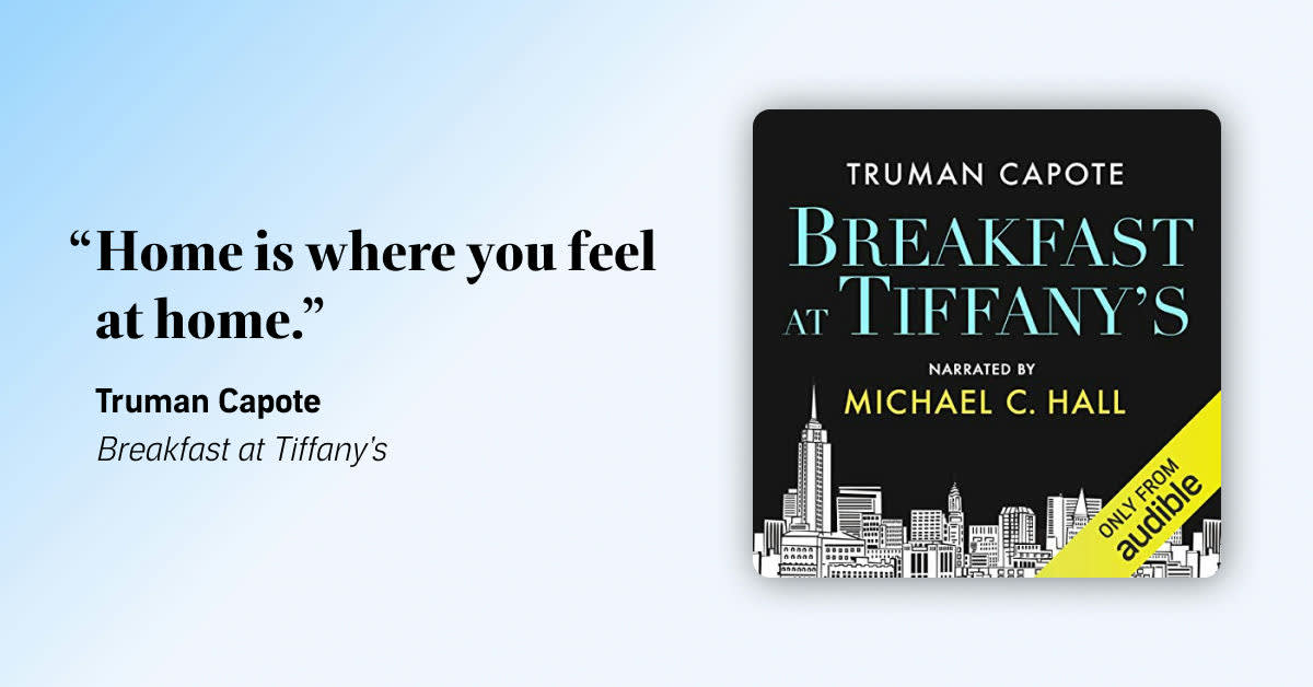 35+ quotes from "Breakfast at Tiffany's" on self-discovery, self-acceptance, and belonging