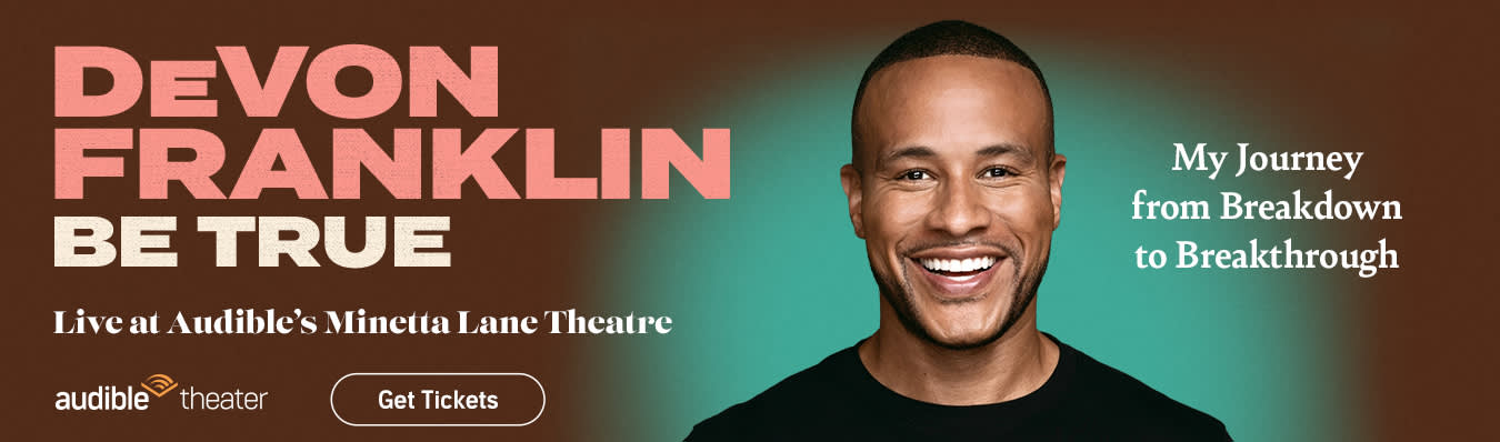 DeVon Franklin Live at Audible's Minetta Lane Theatre