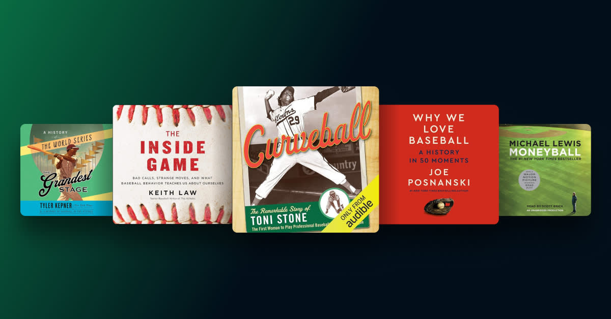Here's the pitch—these 20 baseball audiobooks knock it out of the park