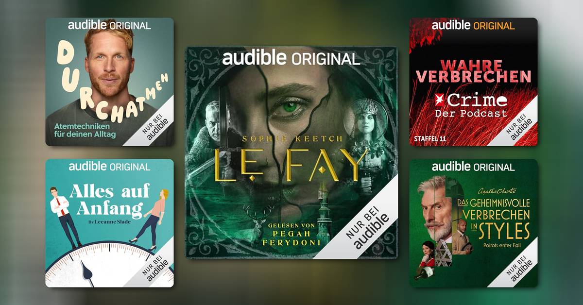 Echte Originale! Die besten Audible-Produktionen 2025