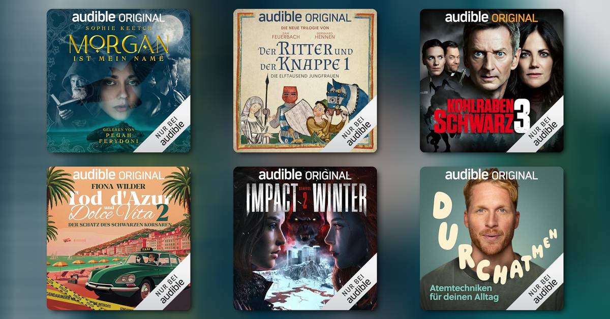 Echte Originale! Die besten Audible-Produktionen 2025