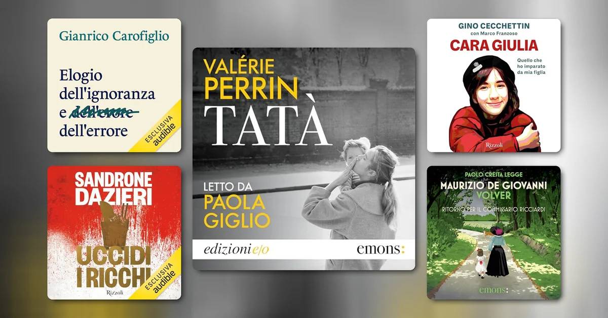 Classifiche Audible: gli audiolibri più ascoltati a marzo 2025