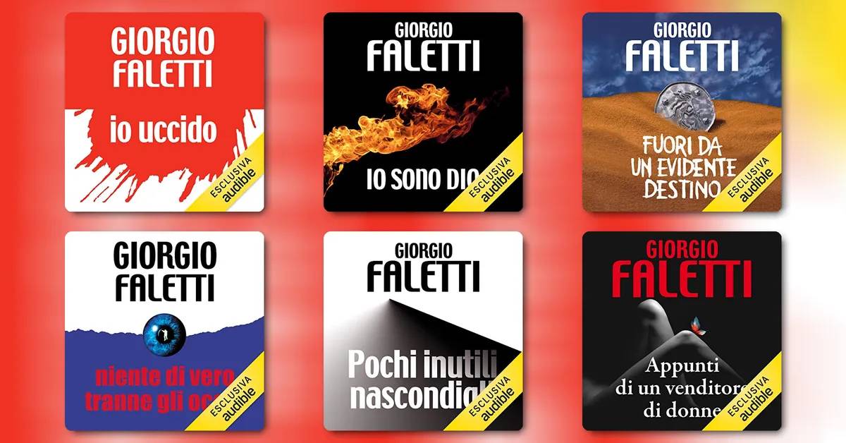 Cosa ascoltare dopo Io uccido: gli audiolibri di Giorgio Faletti su Audible