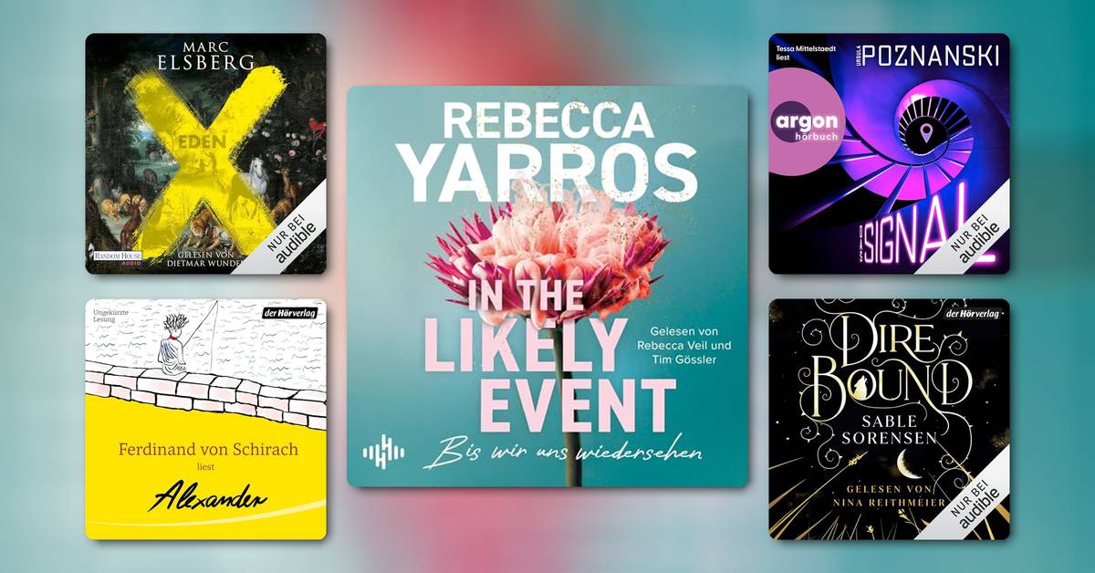 Der Hörbuch-Preview: Auf diese Highlights freuen wir uns