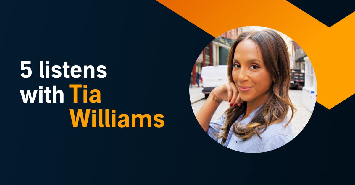 Tia Williams loves getting away from it all with an audiobook
