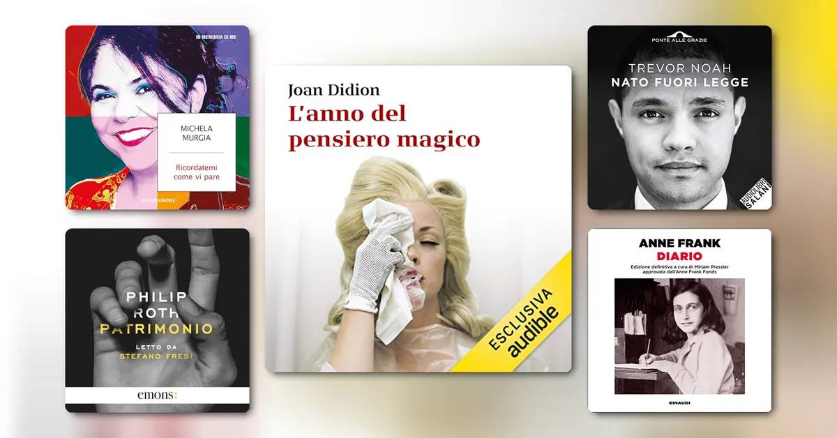 I migliori memoirs da ascoltare su Audible