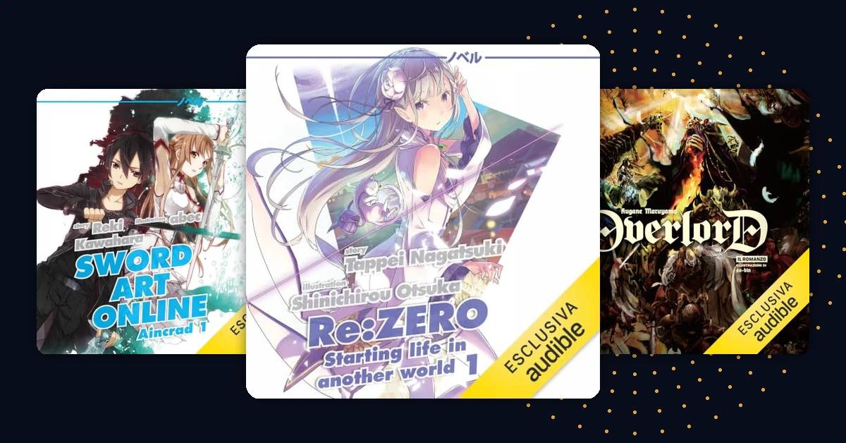 Ranobe in cuffia: le light novel giapponesi arrivano su Audible