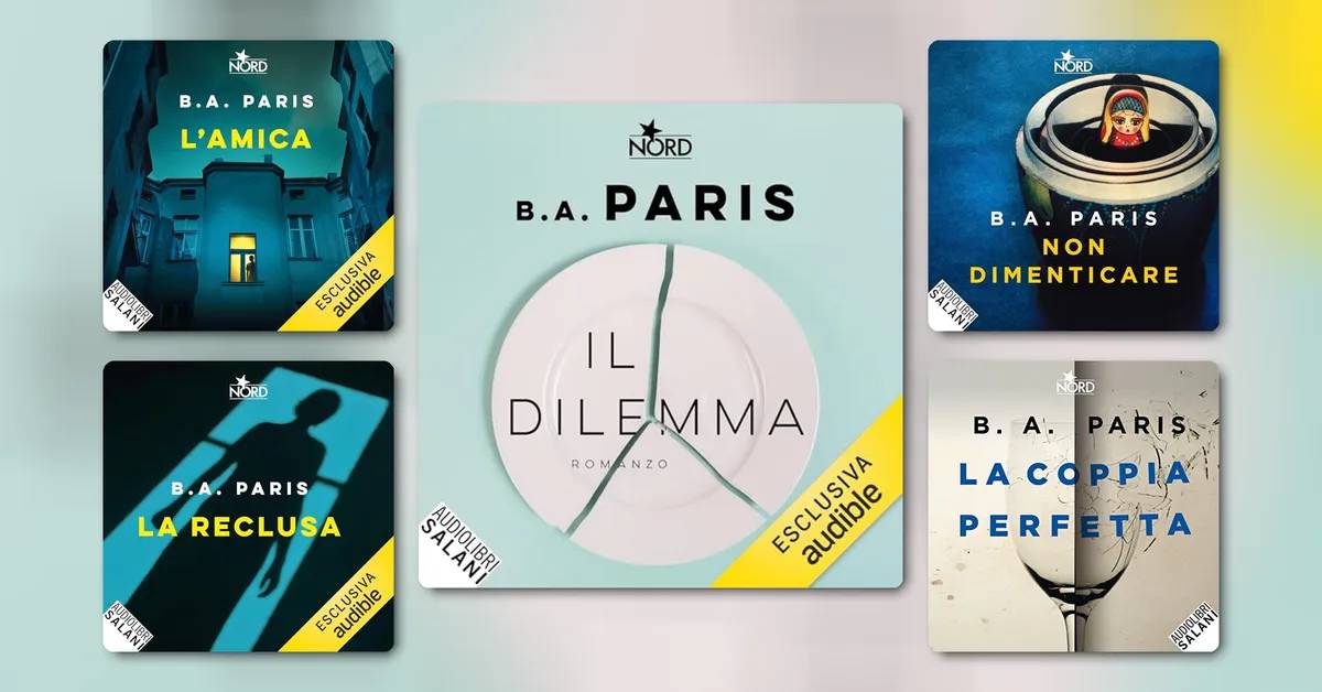 I migliori romanzi di B. A. Paris da ascoltare su Audible
