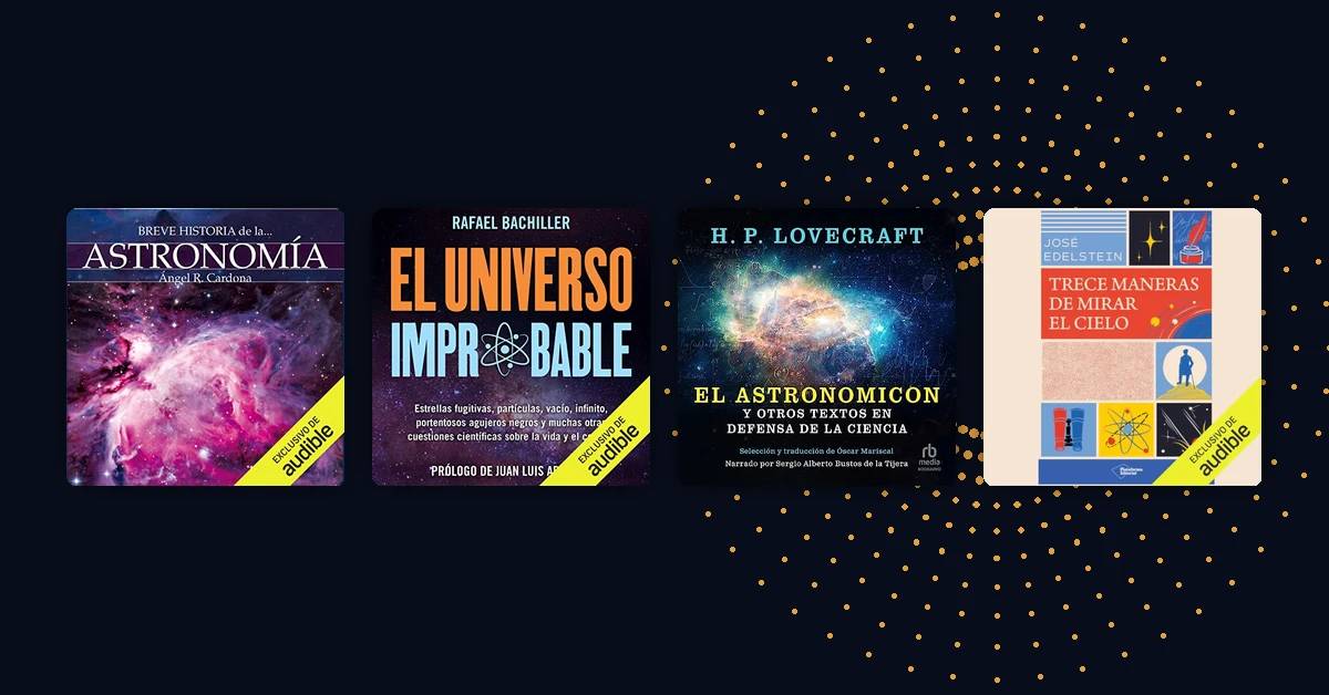 Audiolibros de astronomía para explorar el universo antes del eclipse solar