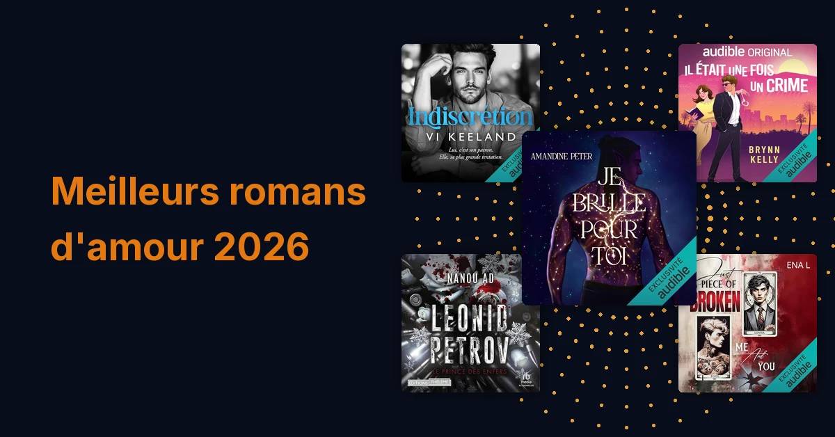Les meilleurs romans d'amour 2026
