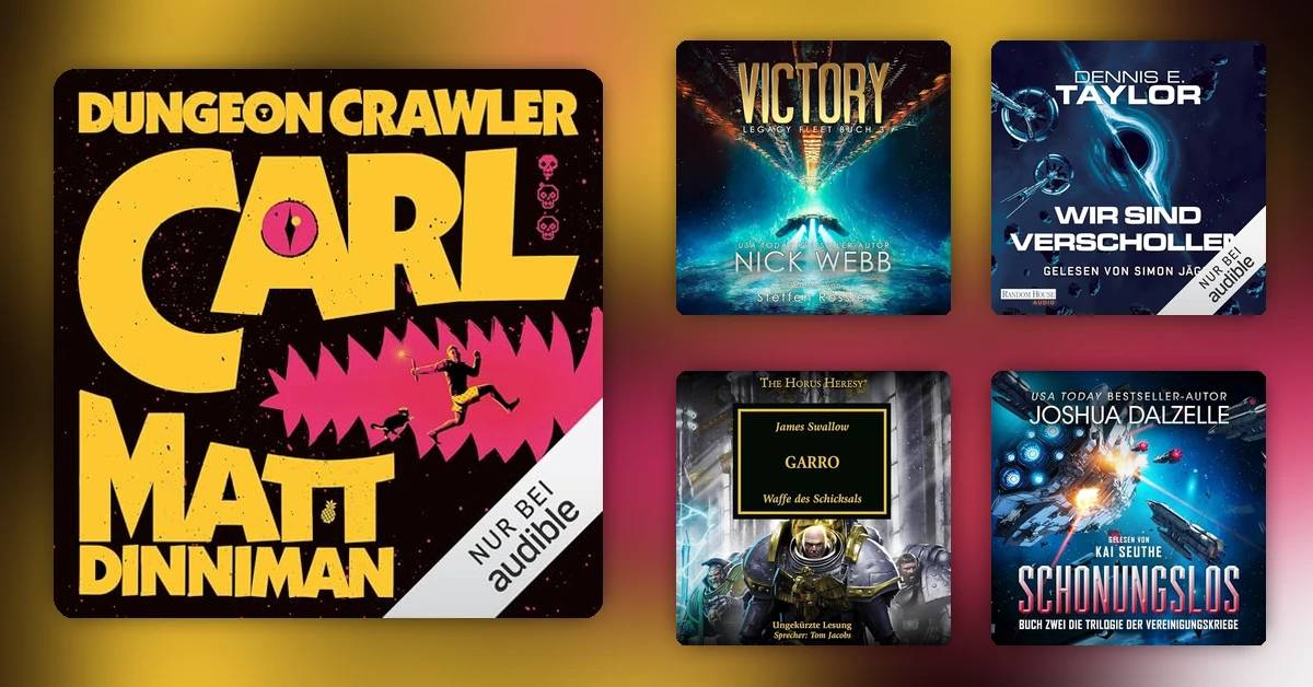 Raumschiffe, Dungeons, tödliche Verdächtige: Die 10 besten Science-Fiction-Hörbücher 2026