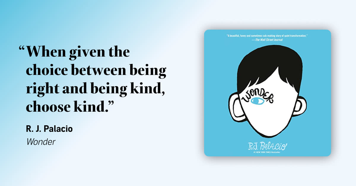 Kindness quote on Wonder