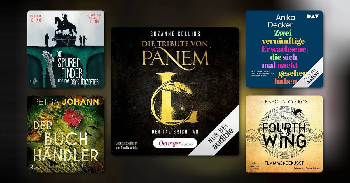 Audible Charts: Top-Hörbücher im März 2025