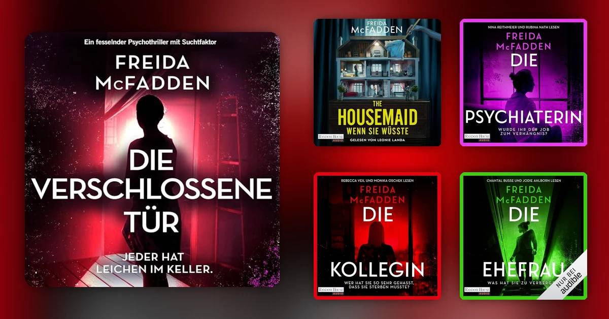 Plottwist deluxe: Freida McFadden und ihr neuer Thriller „Die verschlossene Tür“